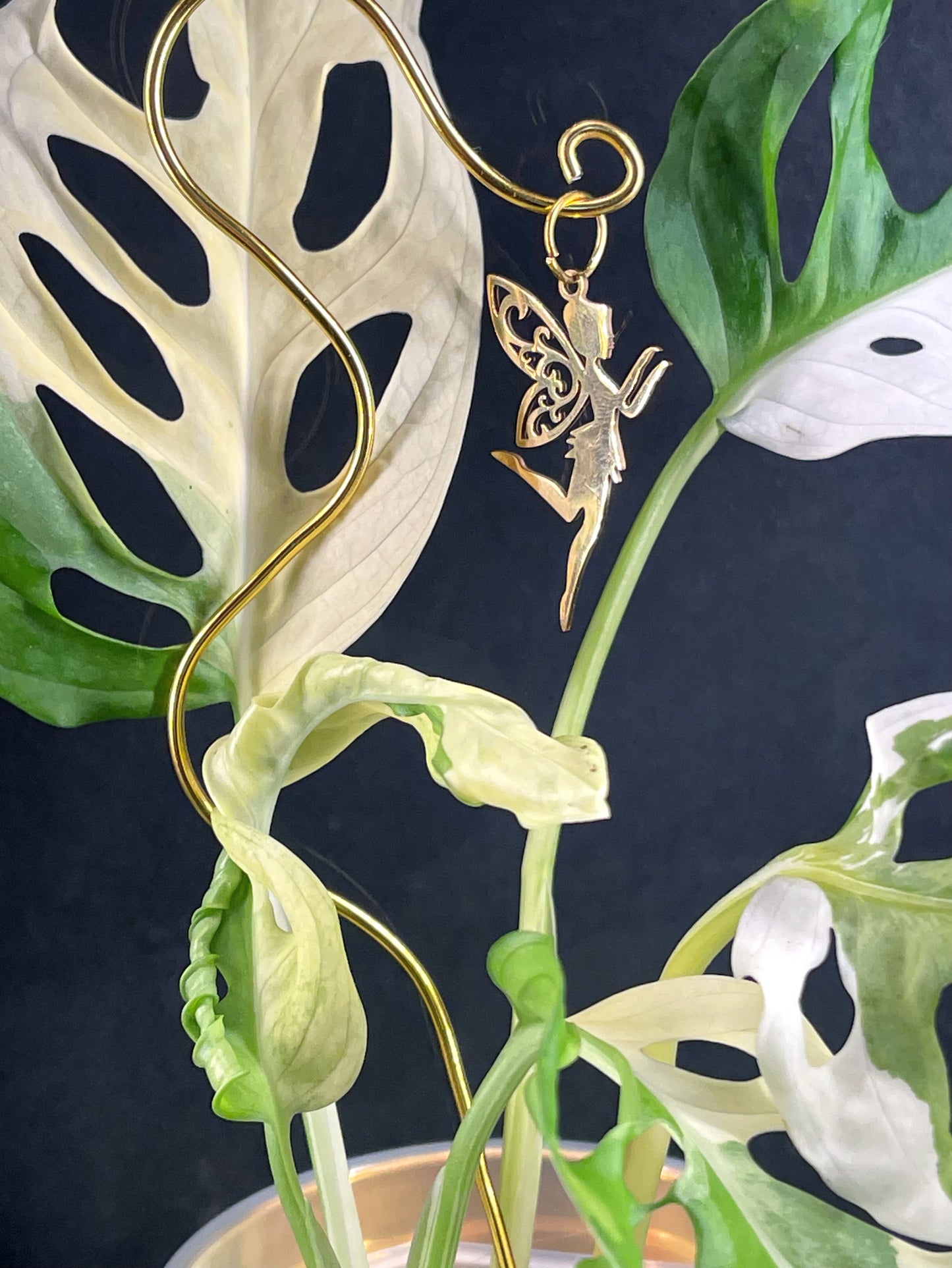 Plant Trellis Charm, Plant Stake, Wire Decoration Handmade