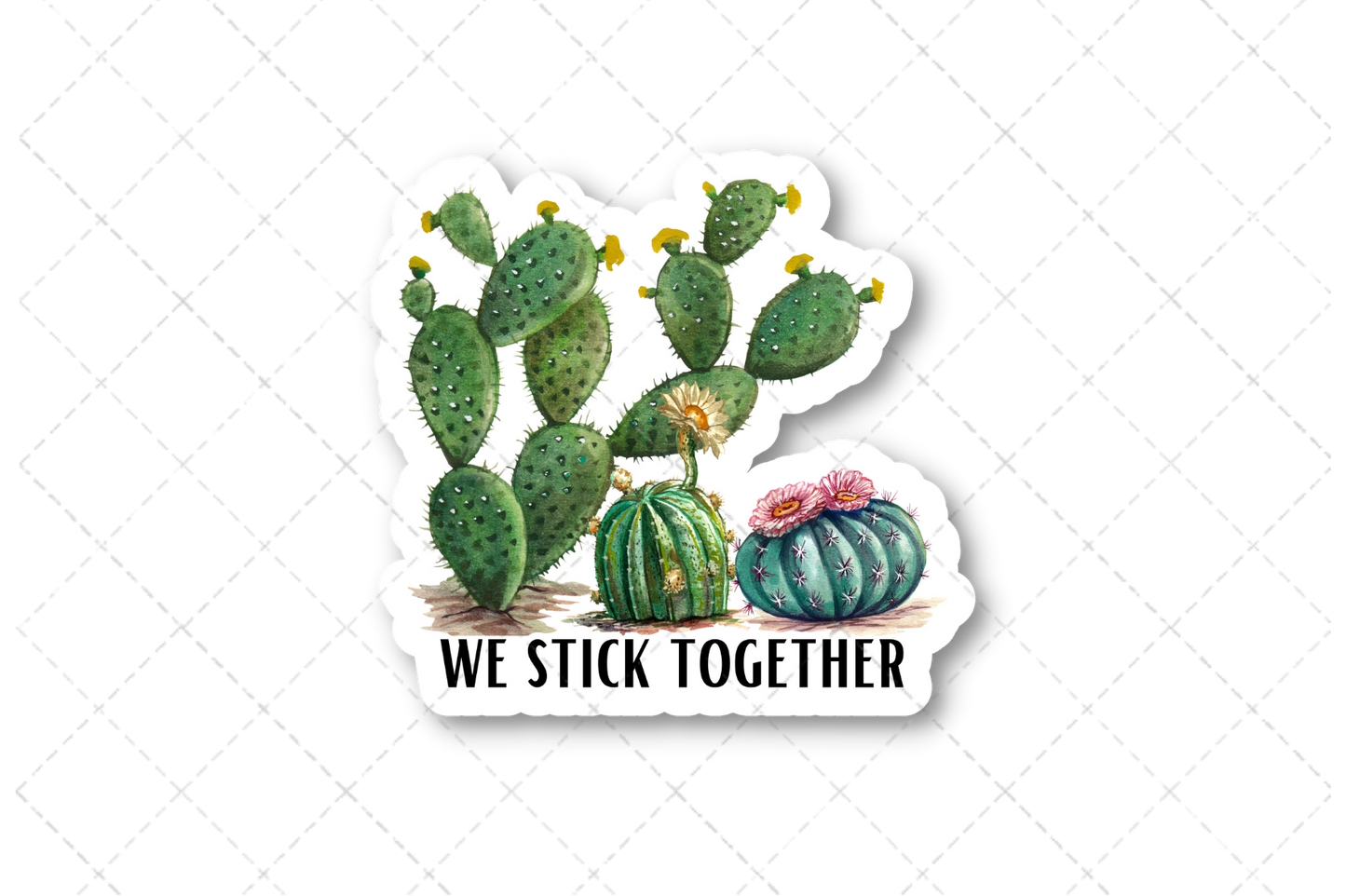 We Stick Together Vinyl Sticker