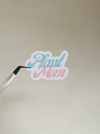 Plant Parent Holographic Vinyl Sticker